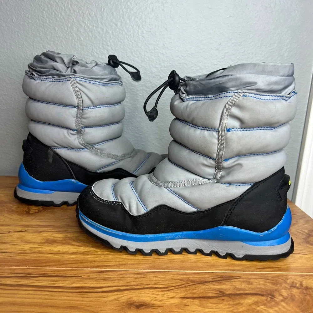 CH20 Alpina Kids Winter Snow Boots Size 4 Puffer Rated to -30 Faux Fur Lined‎